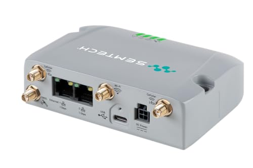 Image of Semtech AirLink EX400 5G Redcap IoT Router, LTE Cat‑4, Dual Ethernet, Ultra‑Low Power, Semi‑Rugged Industrial Gateway, Wi-Fi 6, 1 Year AirLink Complete -1105303