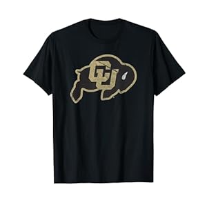 University of Colorado Buffaloes Distressed Primary T-Shirt