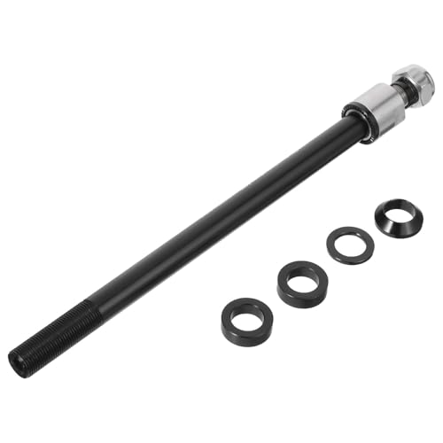 Eje de Liberación Rápida de Aluminio y Acero Inoxidable de Alta Resistencia Negro