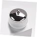 minkissy 2pcs Frosted Glass Nail Dish Lid Nail Art Cleaning Cup for Professionals Beginners Home Use Container