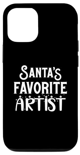 Hülle für iPhone 14 Pro Funny Artistic Artist Santa's Favorite Artist