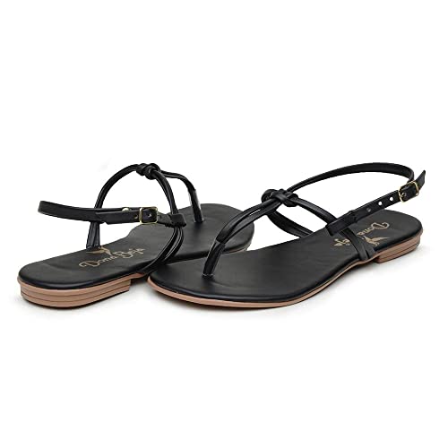Rasteirinha Feminina Slide GuGi Sandália Aberta Salto Baixo Premium Cor:Preto 2087;Tamanho:37
