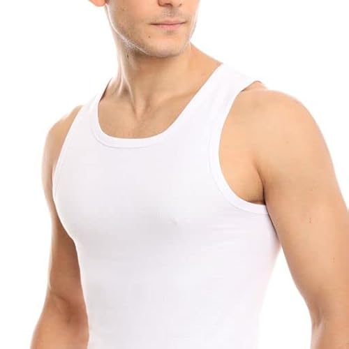 Cleocotton A-Tank, (White Color, Medium) #TOP2