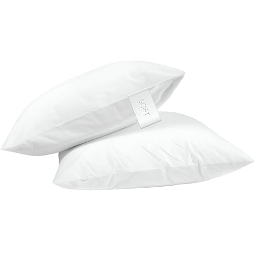 Digital Decor 100% Cotton Hotel Pillows, U.S. Made Hypoallergenic Pillows