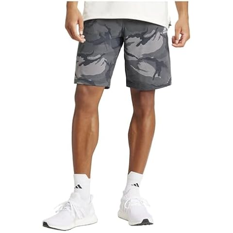 adidas Men's Camouflage Shorts in Grey thumbnail