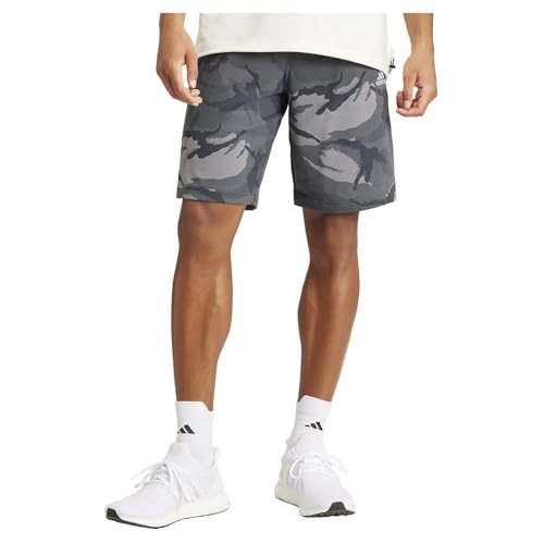 Adidas Herren Seasonal Essentials Camouflage Shorts, DGH solid Grey, M