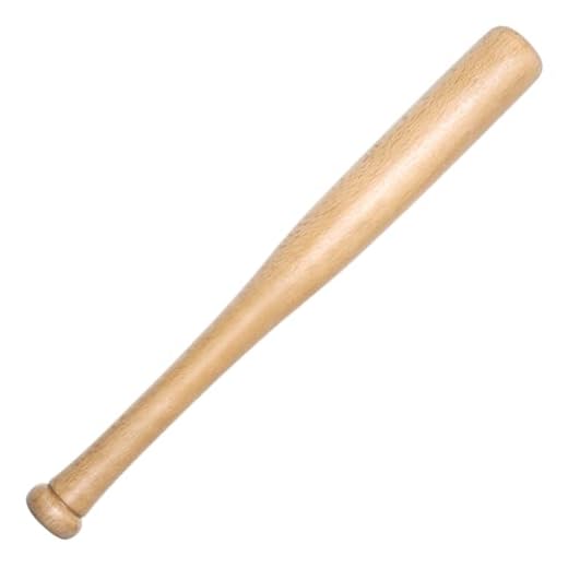 Short Wooden Baseball Bat,18 Inch Mini Wood Baseball Bats for Home Self Defense,One Hand Training Bat
