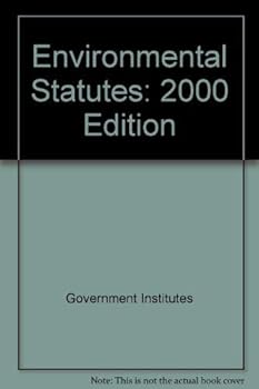 Paperback Environmental Statutes: 2000 Edition Book