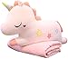 Unicorno peluche 70 cm, bella bambola cuscino di sonno Bambola, climatizzazione di coperta for gli uomini ed il regalo di compleanno delle donne