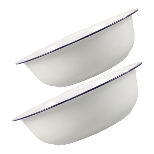 Bain de pieds spa à la maison avec le lot de bassines en émail FRCOLOR pour le soin du corps