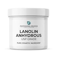 Lanolin Anhydrous USP Grade 500g – Ultra Hydrating Cosmetic Ingredient for Nipple Balm, Dry Skin & Lip Balm DIY Formulations | Pure Wool Wax Occlusive Moisturiser for Skincare & Personal Care