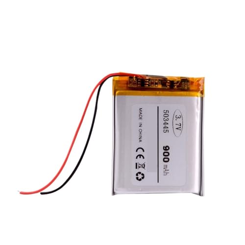 Batería 503445 de 3,7V y 900 mAh de polímero de litio recargable para dispositivos electrónicos