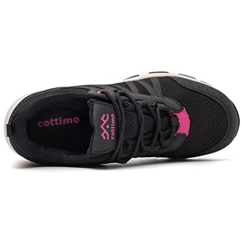 Cottimo Women's Waterproof Hiking Shoes Non Slip Sneakers Lightweight Tennis Shoes For Work Walking Running Trekking Trail #TOP5