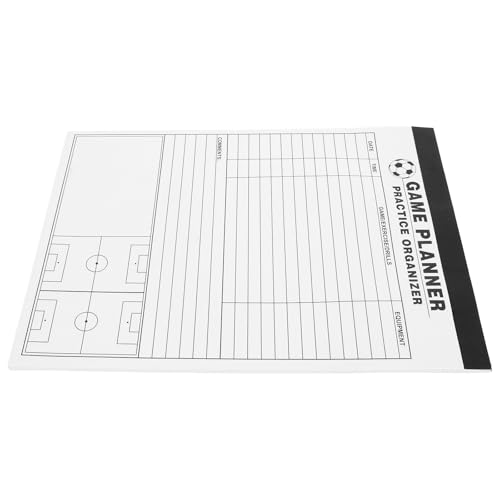 MOBUTOFU Football Score Record Book Referee Scorekeeping Notebook Tactical Pages, Sturdy Paper, Coaching Officiating Supply for Soccer Matches and Game Statistics