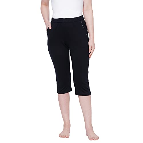 Image of Sweet Dreams Women Solid Cotton Rich Sleepwear /Loungewear Capris