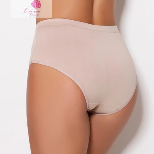 Kit 05 Calçolas cintura alta com elástico lateral redutora calça conforto Modelagem grande Calcinha