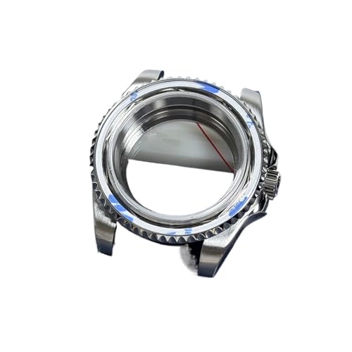 40mm �_�C�o�[�E�H�b�`�P�[�X - SUB NH34 NH35 NH36 ���[�u�����g�p�h���X�e�����X�X�`�[���A�T�t�@�C�A�K���X�ƃX�`�[���u���X���b�g�t��(No Bezel Insert A2)