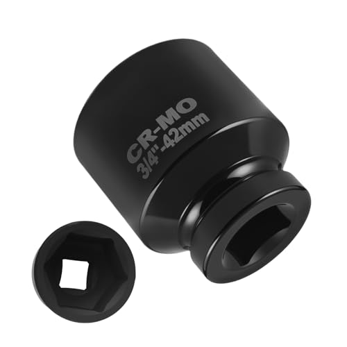 42mm Car Impact Socket with 3/4" Drive Port,Short Version Car