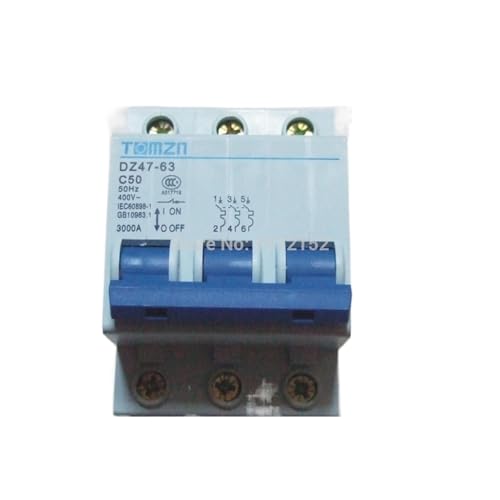 Disyuntor Tipo C 3P 50A para instalaciones trifásicas de 400V 2