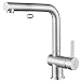 Produktbild ONECE Küchenarmatur ausziehbar Spültischarmatur aus Edelstahl gebürstet, Magnet-Andocken, Wasserhahn Küche Armatur Einhebelmischer Mischbatterie für Küche