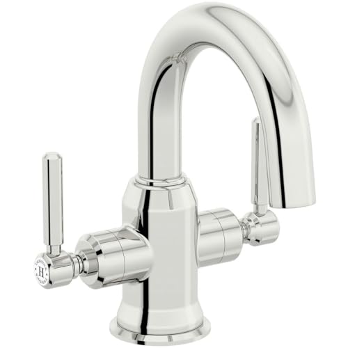 The Bath Co. Aylesford Timeless basin mixer tap with waste - Chrome Basin mixer tap, Round Basin mixer taps, Bathroom taps