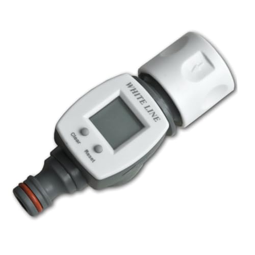 Garden Water Meter with LCD Display and Quick Connector
