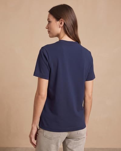 Image of NOBERO 100% Cotton T-Shirts for Women Stylish | Regular Fit | Solid T Shirts for Women 180 GSM Combed Cotton | Crew Neck Half Sleeve