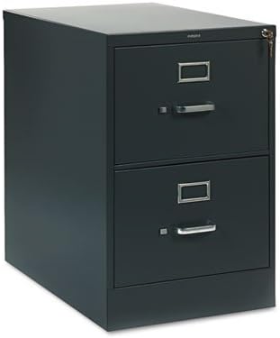 HON 310 Series Vertical File - 18.25" x 26.5" x 29" - Steel - 2 x File Drawer(s) - Legal - Security Lock, Ball-bearing Suspension, Rust Resistant - Charcoal