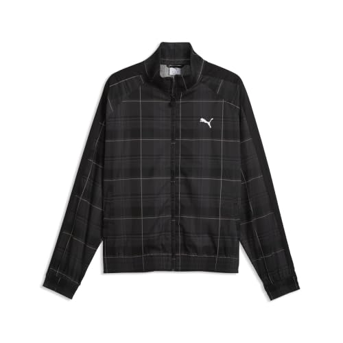 Image of PUMA T7 Tartan Loose Fit Men's Tracksuit Jacket, Black, XXL (xx_l)