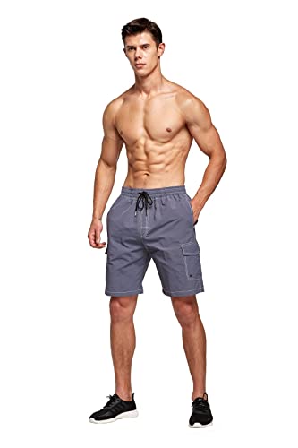 STICKON Mens Swim Trunks Quick Dry Summer Beach Shorts Board Shorts with Pockets3