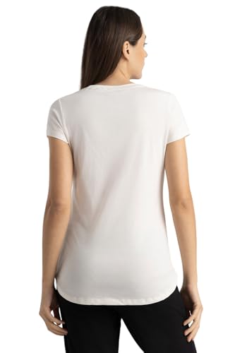 Image of Van Heusen Women's Cotton Regular Fit T-Shirt