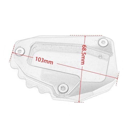 Rehausses support plaque latérale Ducati Desert X antichoc - 2