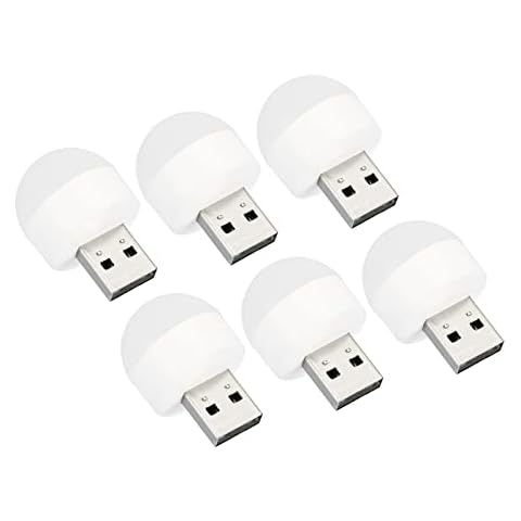 PATIKIL USB Nocturna Luz LED Portátil 6-Pack Cover