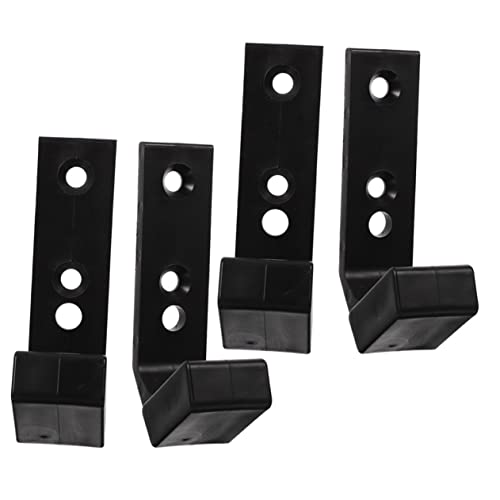 Garneck 4Pcs Barbell Hanger Wall Rack for Home Gym Storage Durable Barbell Holders for Commercial Use Heavy Duty with Workmanship Fitness Accessory