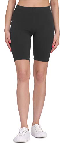 Bellivalini Leggings Corti in Viscosa Donna BLV50-149 (Grafite, S)