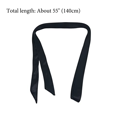 SYAYA Womens Bow Tie, Ribbon Self Tie For Women - Long Necktie for Office T-shir Uniform or Girls Cosplay & Graduation W-B-T14