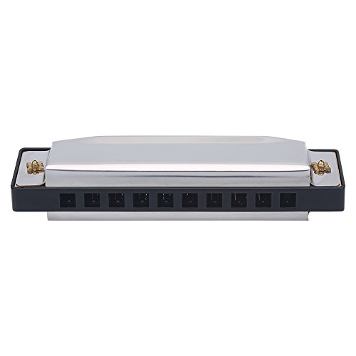 Harmonica En Métal De 10 Trous, Barre D’argent D’harmonica Folk De Rock Jazz, Cadeau D’étudiant Débutant De Joueur… - Les Beatles, Paul McCartney, John Lennon, RIngo Starr, George Harrison Harmonica En Métal De 10 Trous, Barre D'argent D'harmonica Folk De Rock Jazz, Cadeau D'étudiant Débutant De Joueur… – Image 3