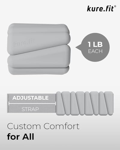 Image of Pilates Weight | Wrist & Ankle Weights for Women | Weighted Bangles | 1LB / 2LB Each (Set of 2)