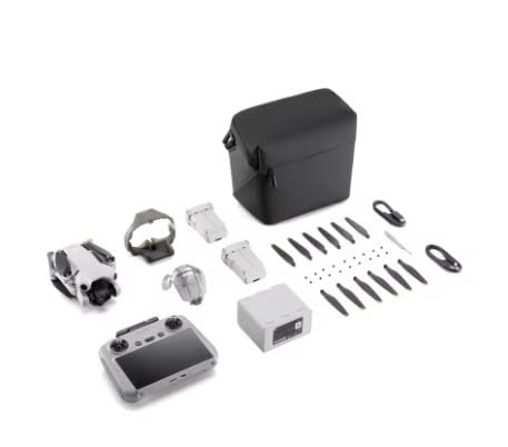 para dji Mini 4 Pro Drone 4K/60 fps HDR Disparo Vertical Real de 20 km para transmisión Video FHD(Combo (RC 2))
