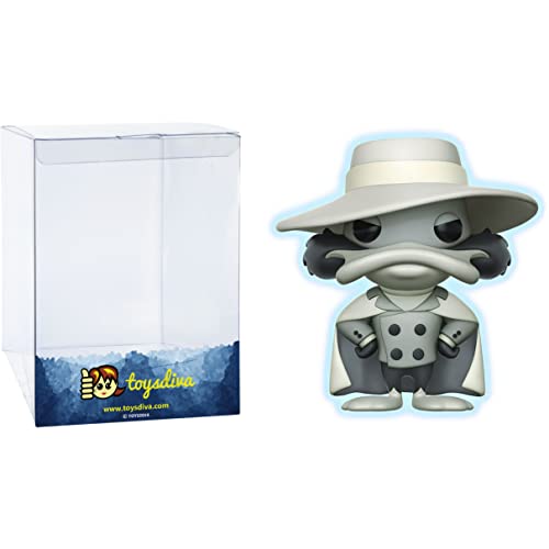 Negatron [Glow-In-Dark] (2017 Summer Con Exc): P O P ! Vinyl Figurine Bundle With 1 Compatible 'Toysdiva' Graphic Protector (300-15105 - B)