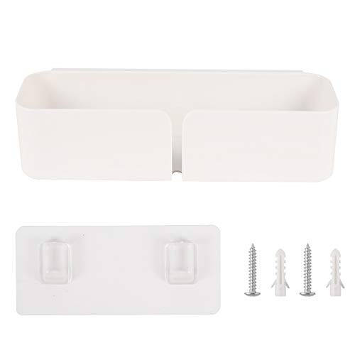 Pulluo Organizador de Cama para Almacenamiento Estante de Baño Autoadhesivo de Plástico para Cargar Teléfonos iPads Baterías