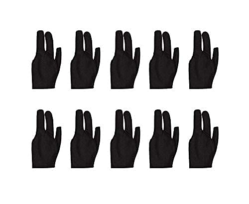 JBB Pool Snooker Billiard Gloves - 10 Pieces (Black) (B094JLJ76N) Amazon Price History, Amazon Price Tracker