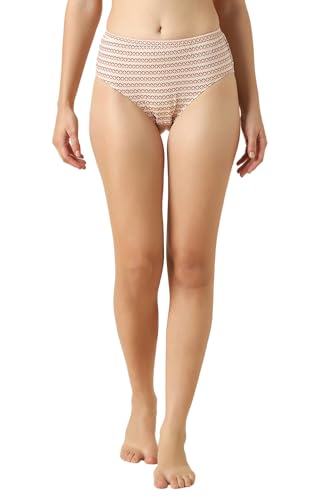 Van Heusen Women Cotton Printed Pack of 3 Hipster Panty - Anti Bacterial, Full Back Coverage (Colors & Prints May Vary)