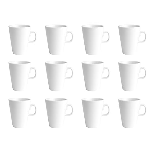Athena hotelware gk811 Latte tazas, 10 oz (Pack de 12)