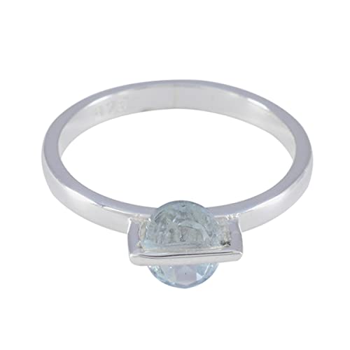 Bague topaze bleue argent 925 pour illuminer vos tenues quotidiennes