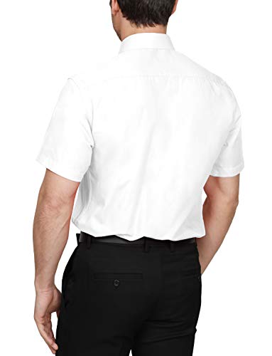 NE PEOPLE Men's Classic Regular Fit Button Down Short Sleeve Solid Color Dress Shirts S-5XL2