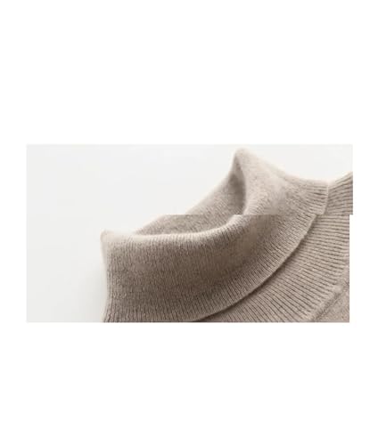 Men Turtleneck Cashmere Sweater Classic Long Sleeve Slim Knit Pullover Jumper Business Warm Sweaters3