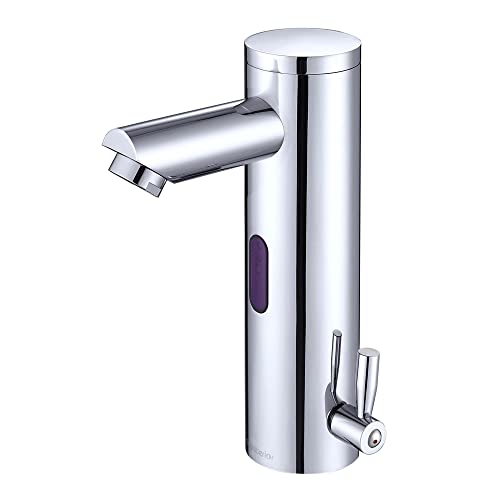 Aquaterior Automatic Motion Sensor Bathroom Sink Faucet Electronic Touchless Undermount Hot & Cold...