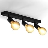 madera interior caravana Dimensiones: 450x62x26mm OTREN Lámpara de pared retro de metal y madera, bombilla E27 no incluida, aplique vintage, diseño industrial, color blanco