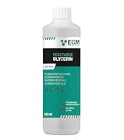 EQM - ECO-904 - Pflanzliches Glycerin - 500 ml - Reinheit 99,5% Glycerin 100% Natürlich - Natürlicher Feuchtigkeitsspender für Haare und Haut - Ideal für Seifen, Shampoos, Cremes, etc.